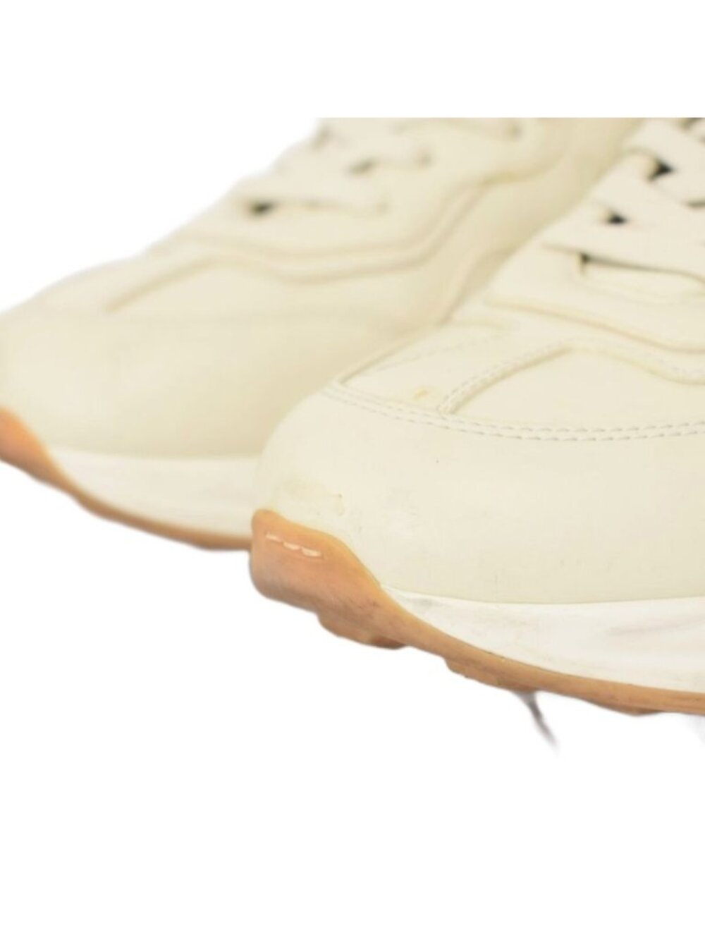 Gucci Ryton Stars Sneakers Leather 8 Beige - Picture 4 of 9